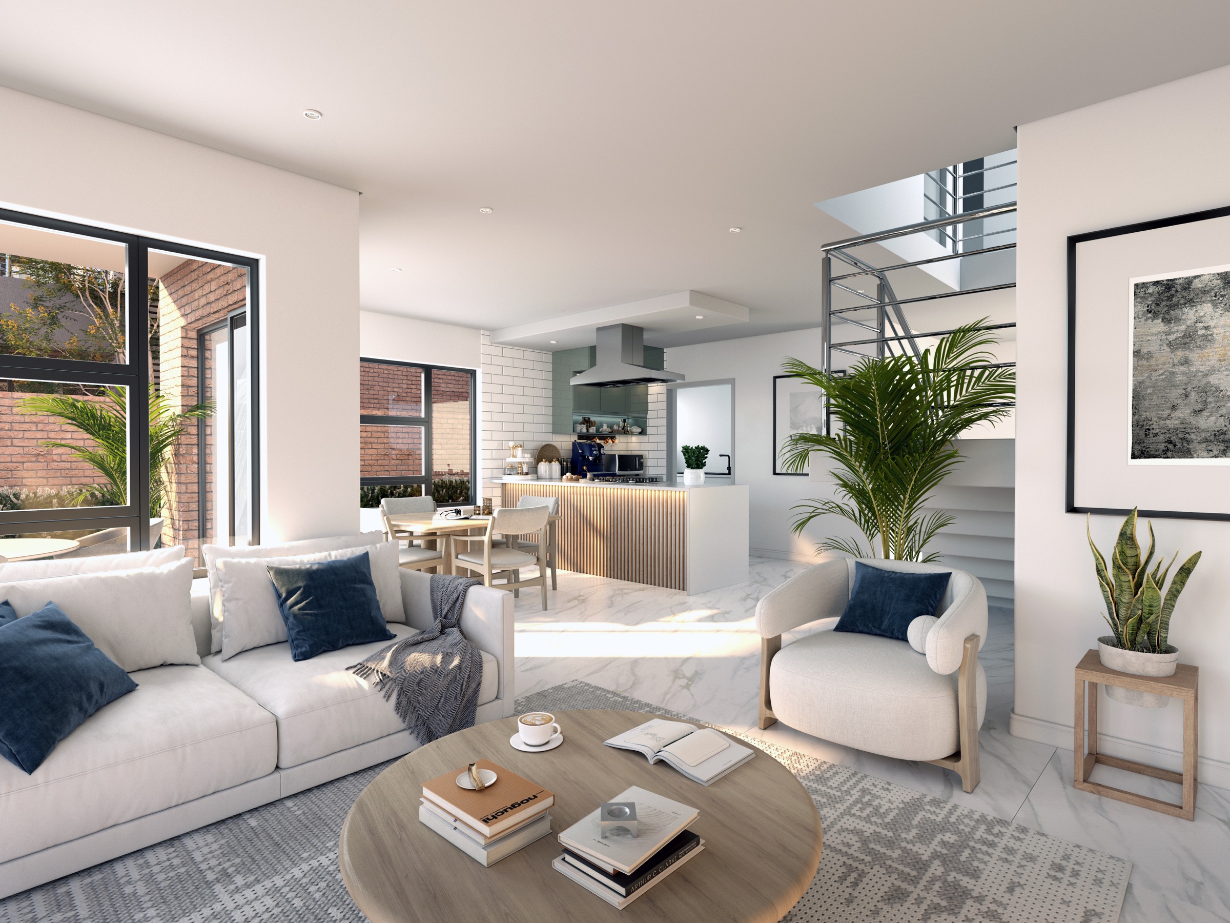Contemporary Alto Lujo interior render